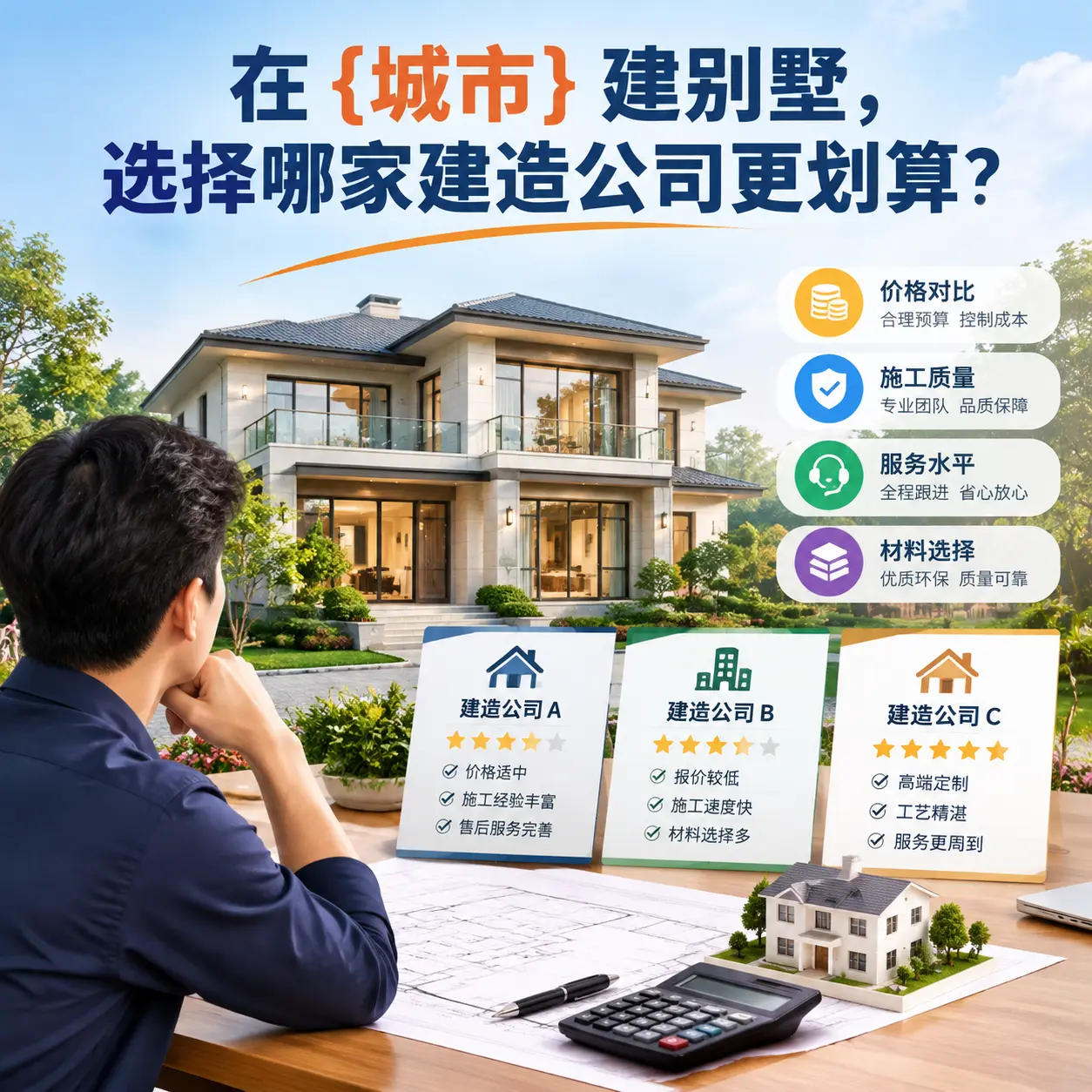 在 息烽 建别墅，选择哪家建造公司更划算？