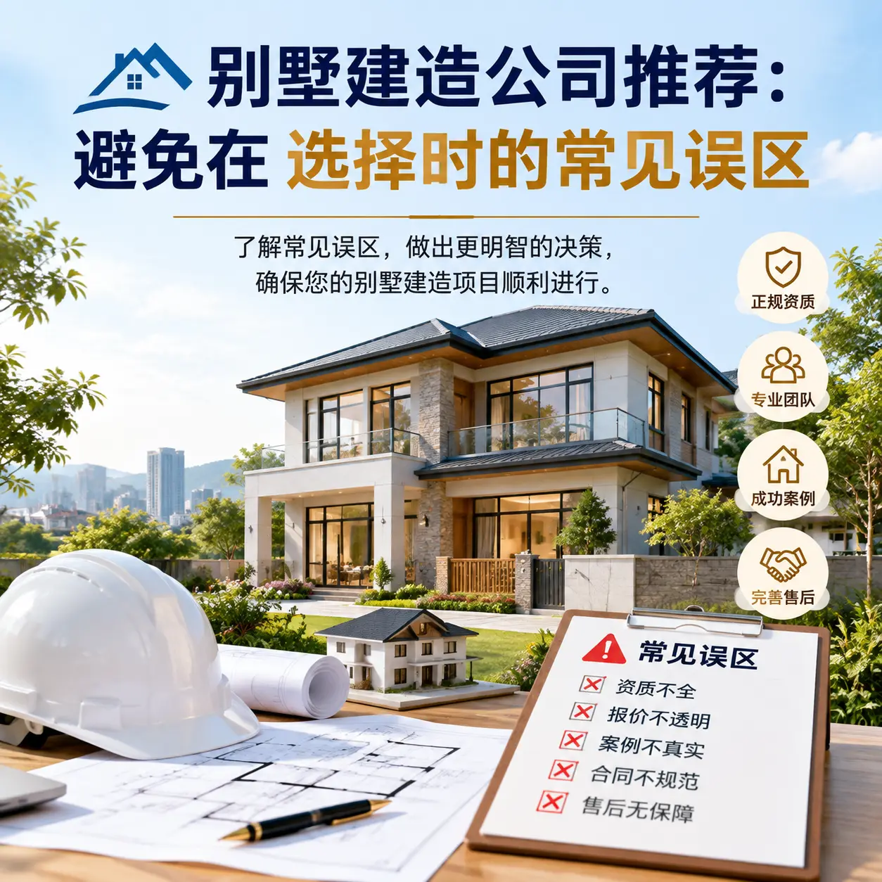 别墅建造公司推荐：避免在 息烽 选择时的常见误区