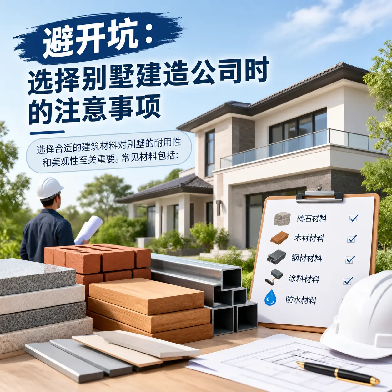 避开坑：选择 息烽 别墅建造公司时的注意事项